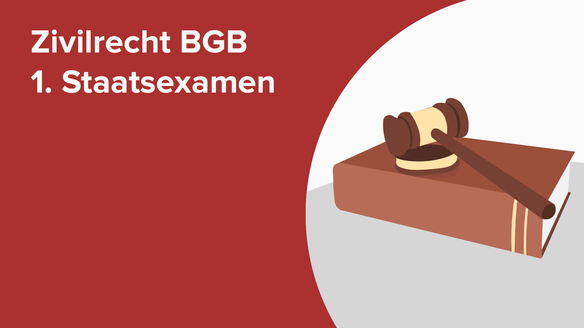 Zivilrecht BGB 1. Staatsexamen – Online Jura Kurs | Lecturio