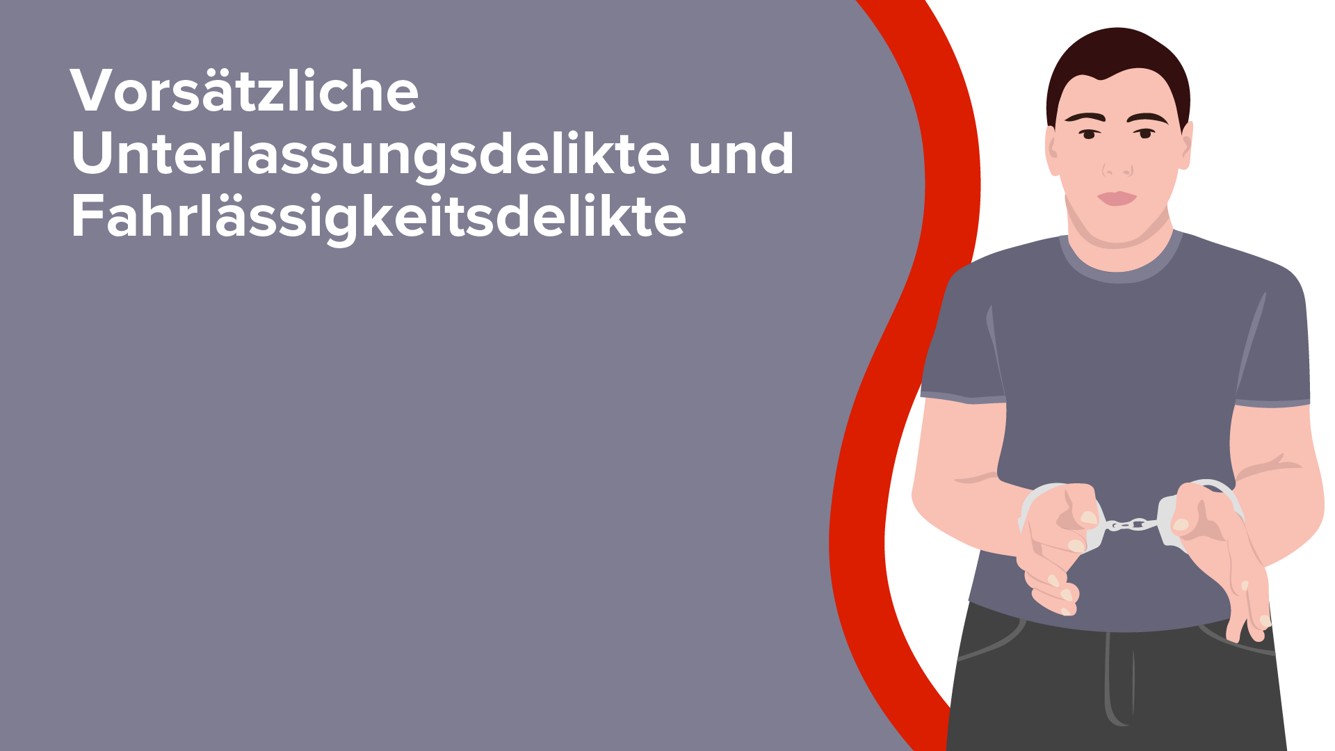 Echte Und Unechte Unterlassungsdelikte Unterlassungsdelikte: Grundwissen – Online Vortrag | Lecturio