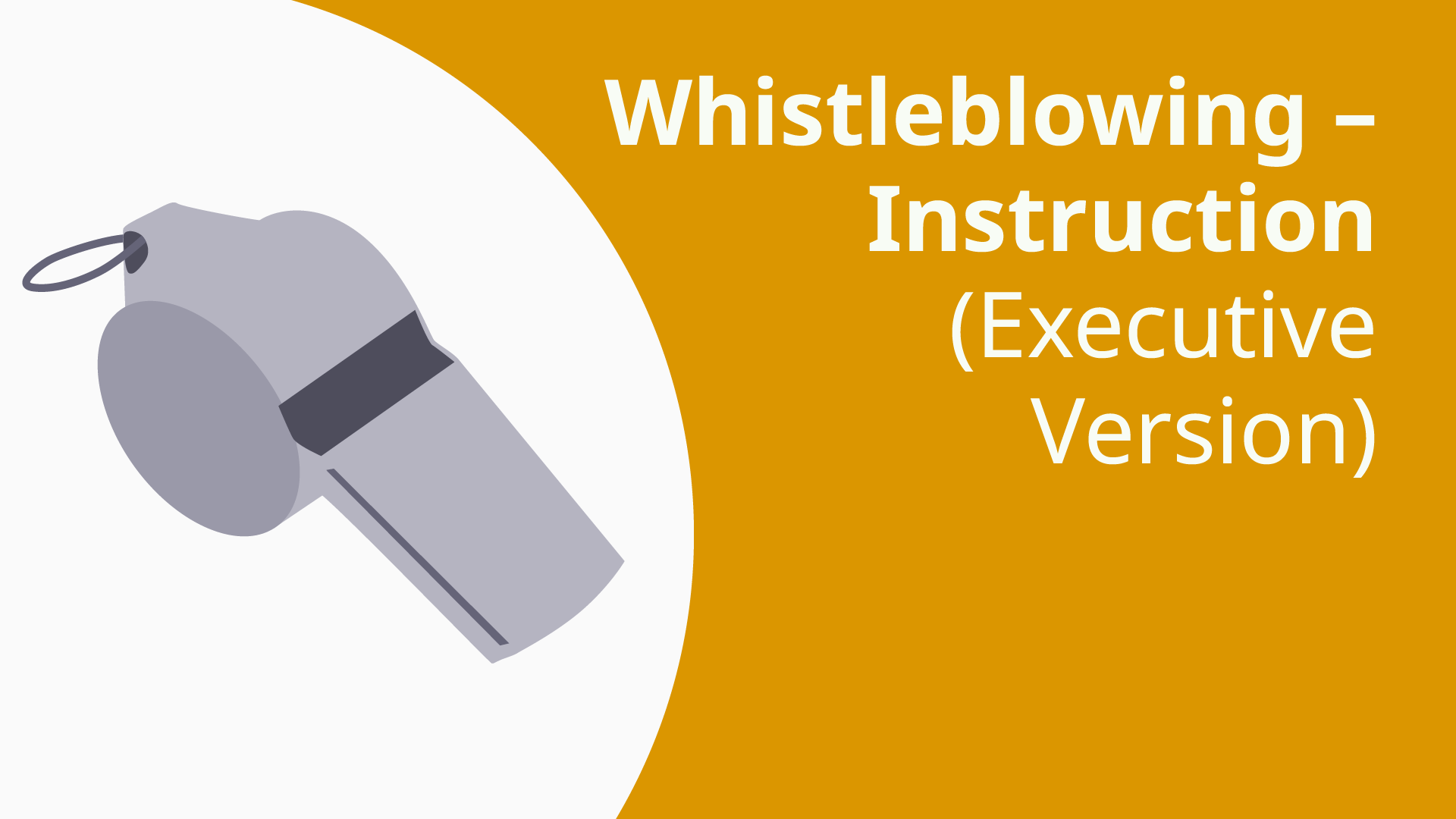 Whistleblowing – Online Video (Executive Version) | Lecturio