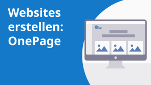 Websites erstellen: OnePage