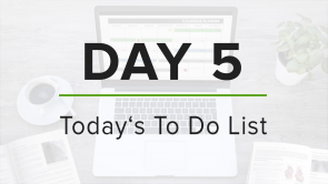 Day 5: To Do List