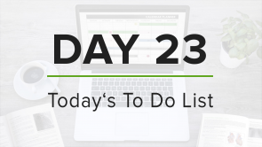 Day 23: To Do List