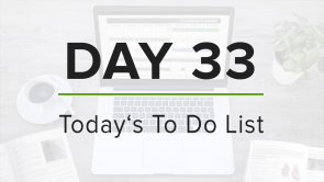 Day 33: To Do List