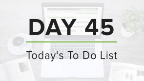Day 45: To Do List