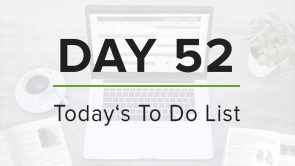 Day 52: To Do List