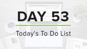 Day 53: To Do List