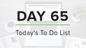 Day 65: To Do List