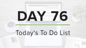 Day 76: To Do List