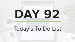 Day 92: To Do List