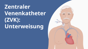 Zentraler Venenkatheter (ZVK) – Unterweisung