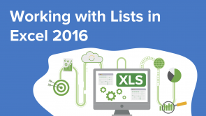 Working with Lists in Excel 2016 (EN)
