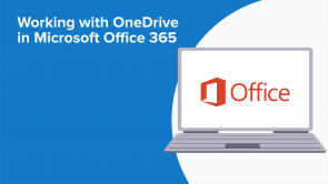Working with OneDrive in Microsoft Office 365 (EN)