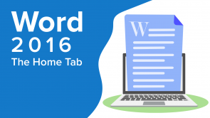 The Home Tab of Microsoft Word (EN)