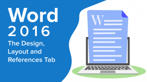 The Design Tab, the Layout Tab, and the References Tab in Microsoft Word (EN)