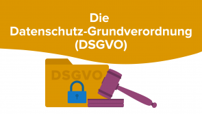 Die Datenschutz-Grundverordnung (DSGVO)