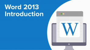 Word 2013 Introduction