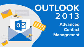 Advanced Contact Management in Outlook 2013