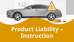 Product Liability – Instruction