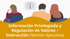 Información Privilegiada y Regulación de Valores – Instrucción (Versión Ejecutiva) (ES)